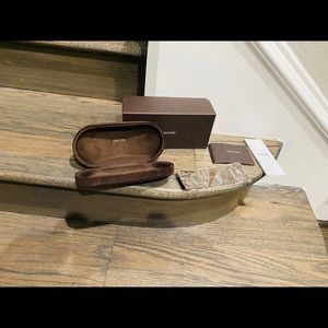 Tom Ford sunglasses case.